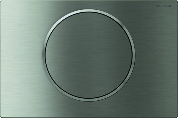 Geberit Sigma 10 bedieningspaneel rvs geborsteld RVS voor Sigma reservoirs 8cm (UP720) en 12cm (UP320)