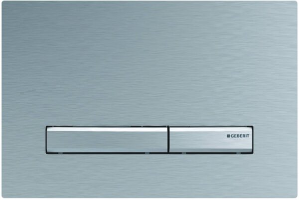 Geberit Sigma 50 bedieningspaneel chroom geborsteld voor Sigma reservoirs 8cm (UP720) en 12cm (UP320)