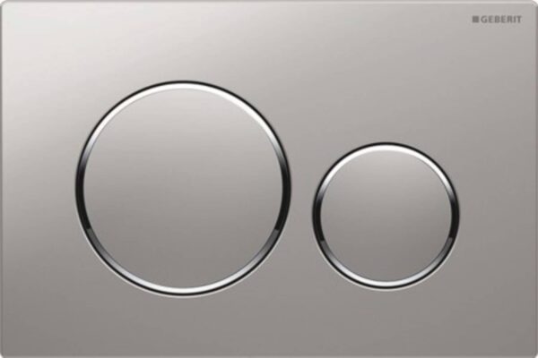 Geberit Sigma 20 bedieningspaneel mat chroom/chroom voor Sigma reservoirs 8cm (UP720) en 12cm (UP320)