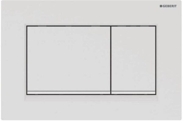 Geberit Sigma 20 (ex Sigma 30) bedieningspaneel mat wit voor Sigma reservoirs 8cm (UP720) en 12cm (UP320)